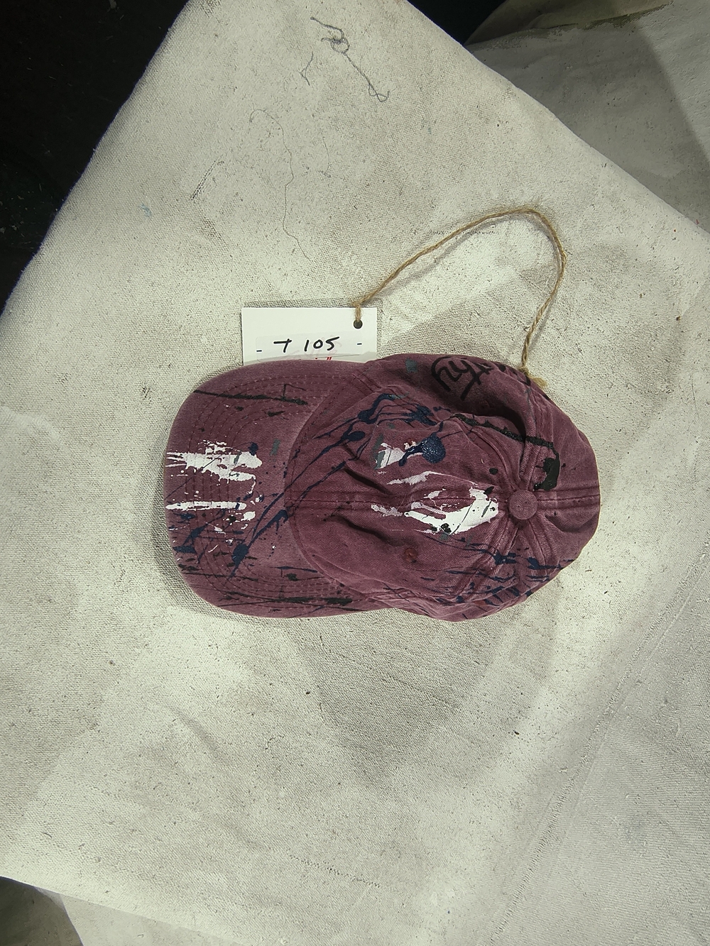 Timothy Designs T105 Men's Burgundy Adjustable Cap W/Unique Street Wear Design
